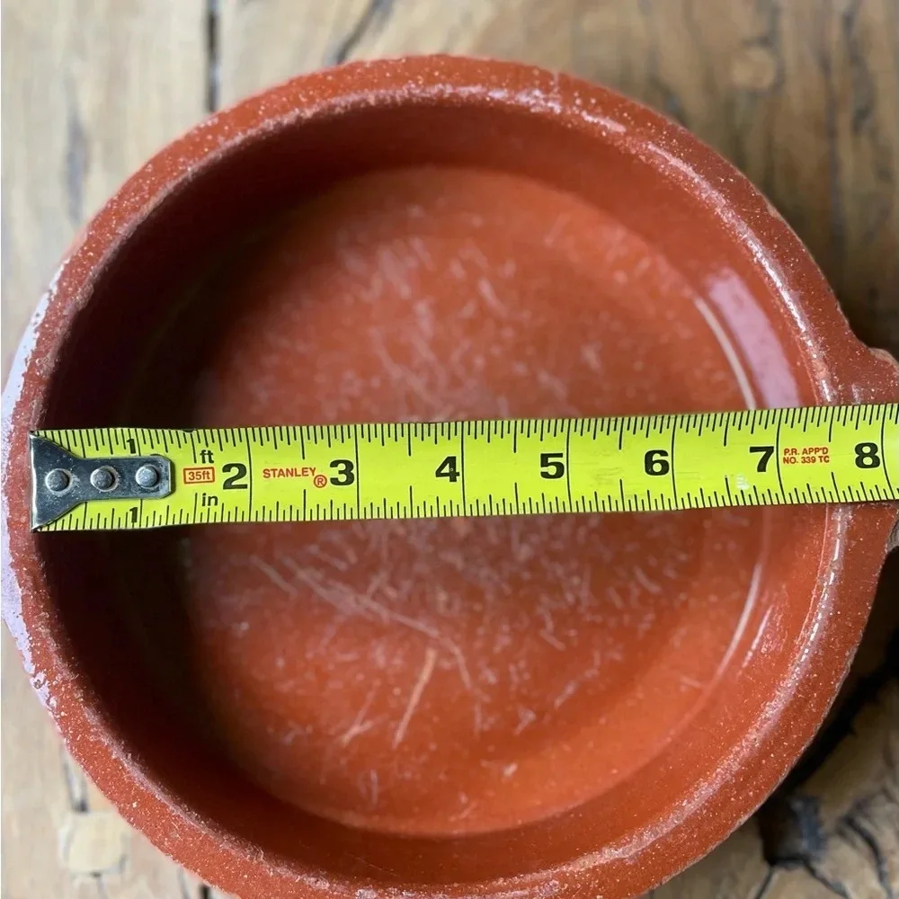 Vintage Moroccan Clay Tagine Cooking Vessel
